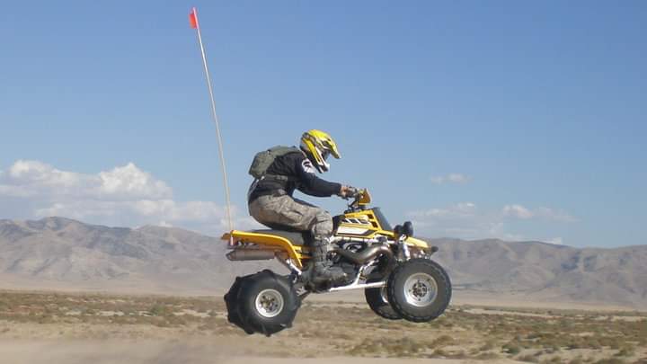 Yamaha Banshee jump